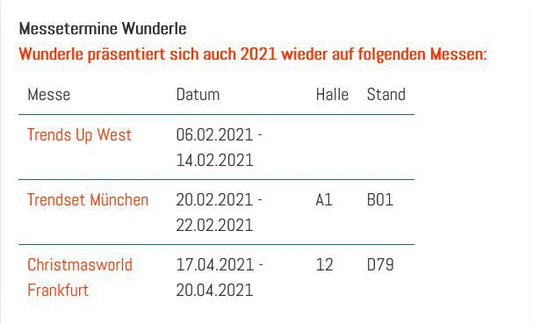 Neue Wunder braucht das Land – Zoom – Wunderle Neuheiten 2021