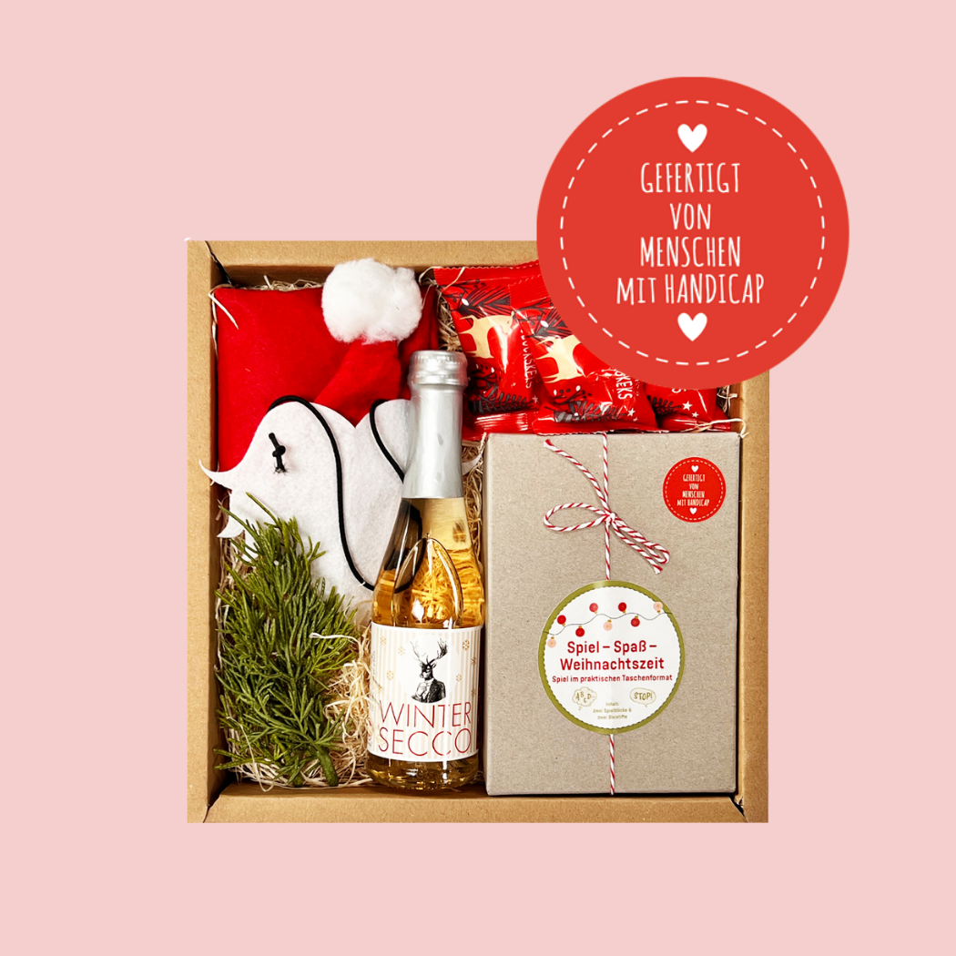Weihnachtsfeier to go Geschenk Box
