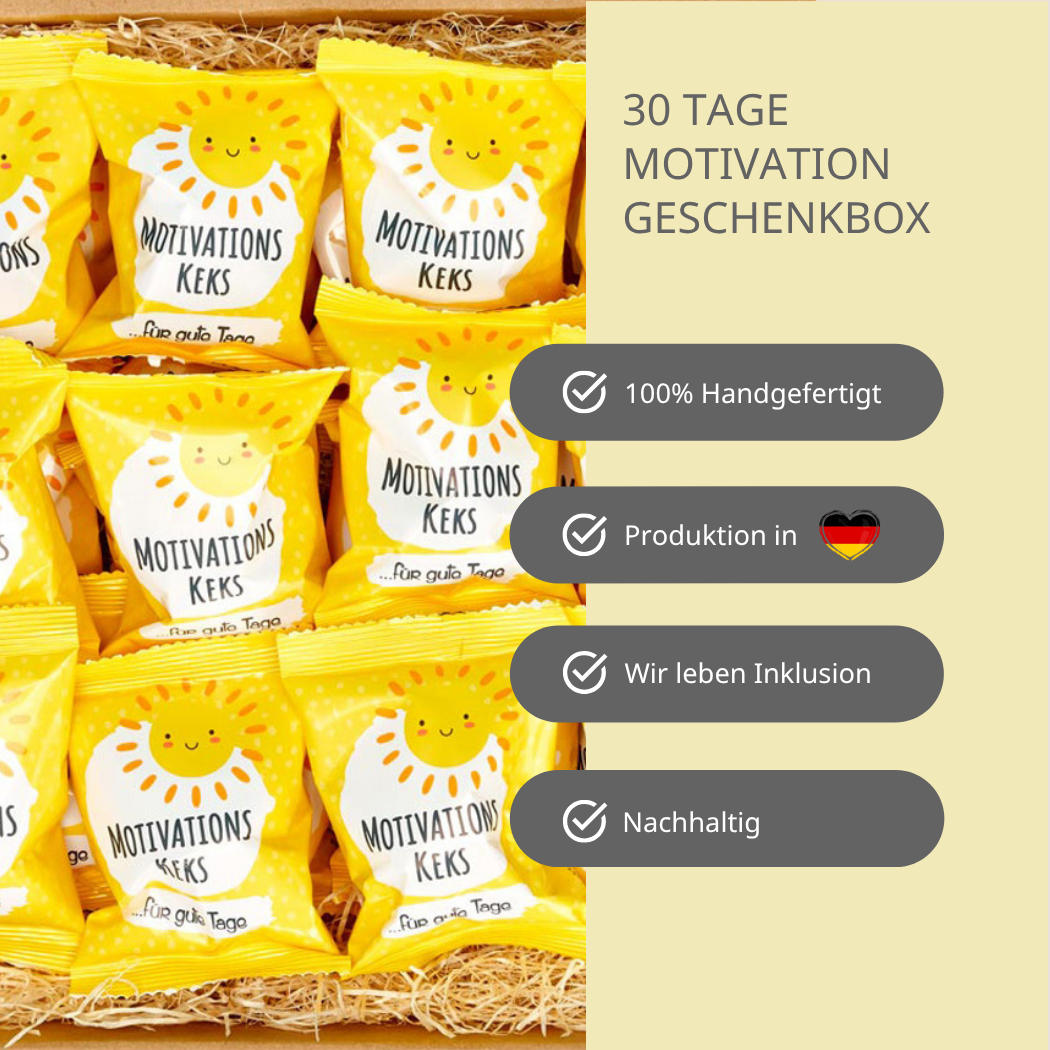 Glückskeks Motivation Geschenk Box