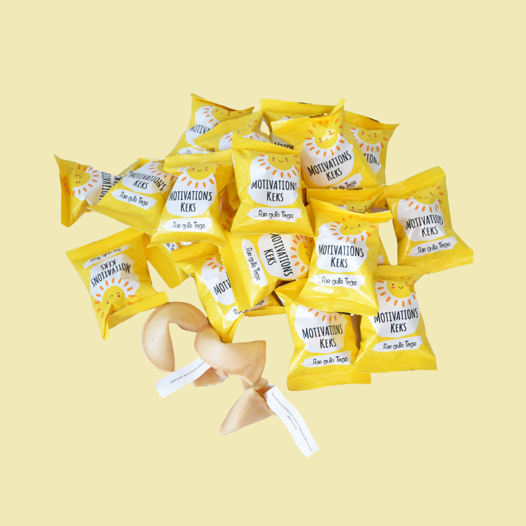 Glückskeks Motivation Geschenk Box