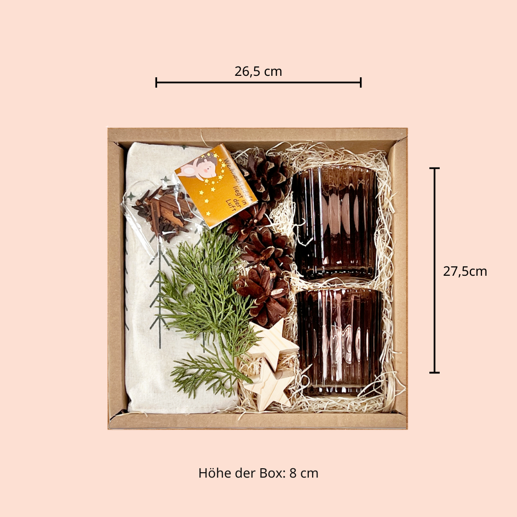 Weihnachtstischdeko Geschenkbox für zauberhafte Dekoideen