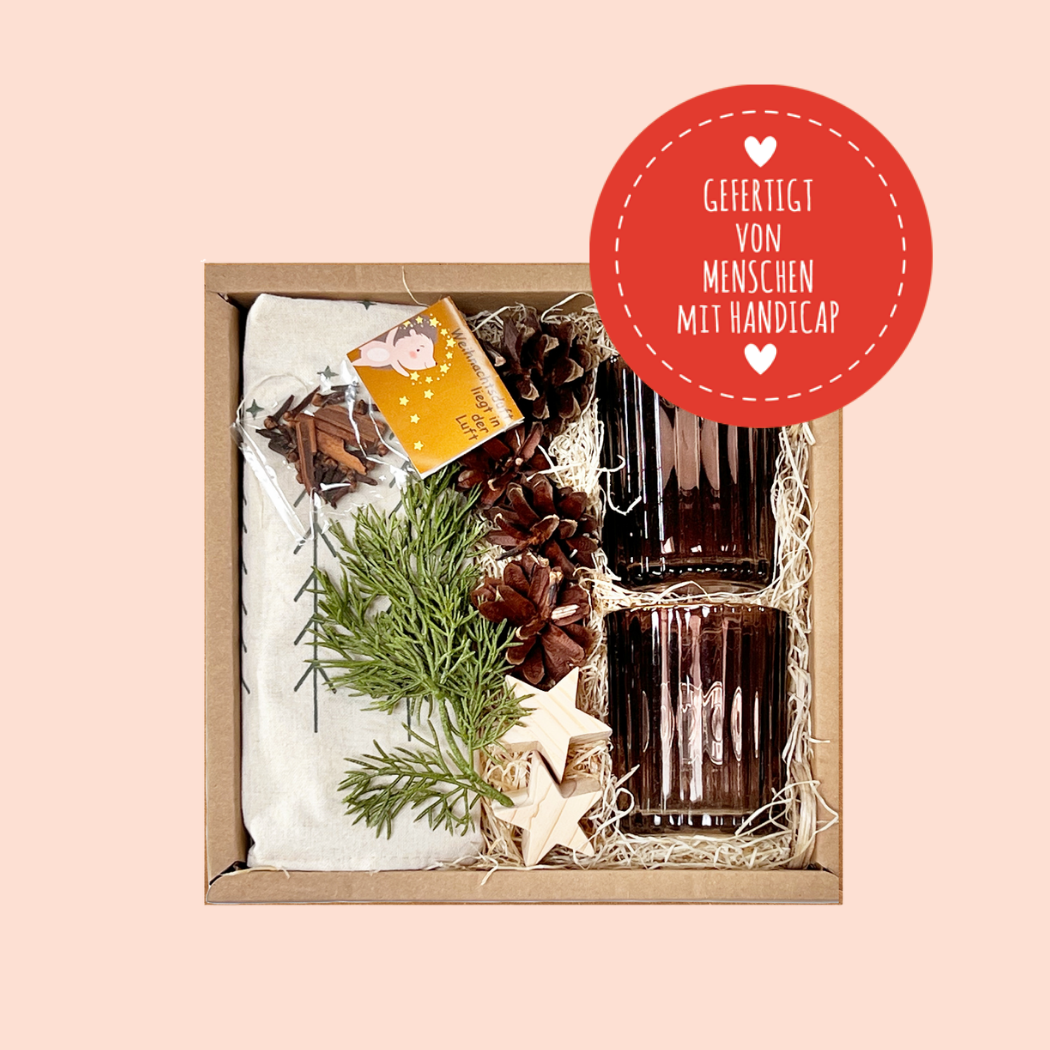 Weihnachtstischdeko Geschenkbox für zauberhafte Dekoideen