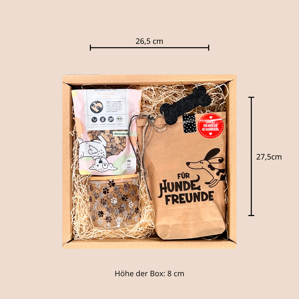 Hundefreunde Geschenkbox: Überraschung für Mensch und Tier