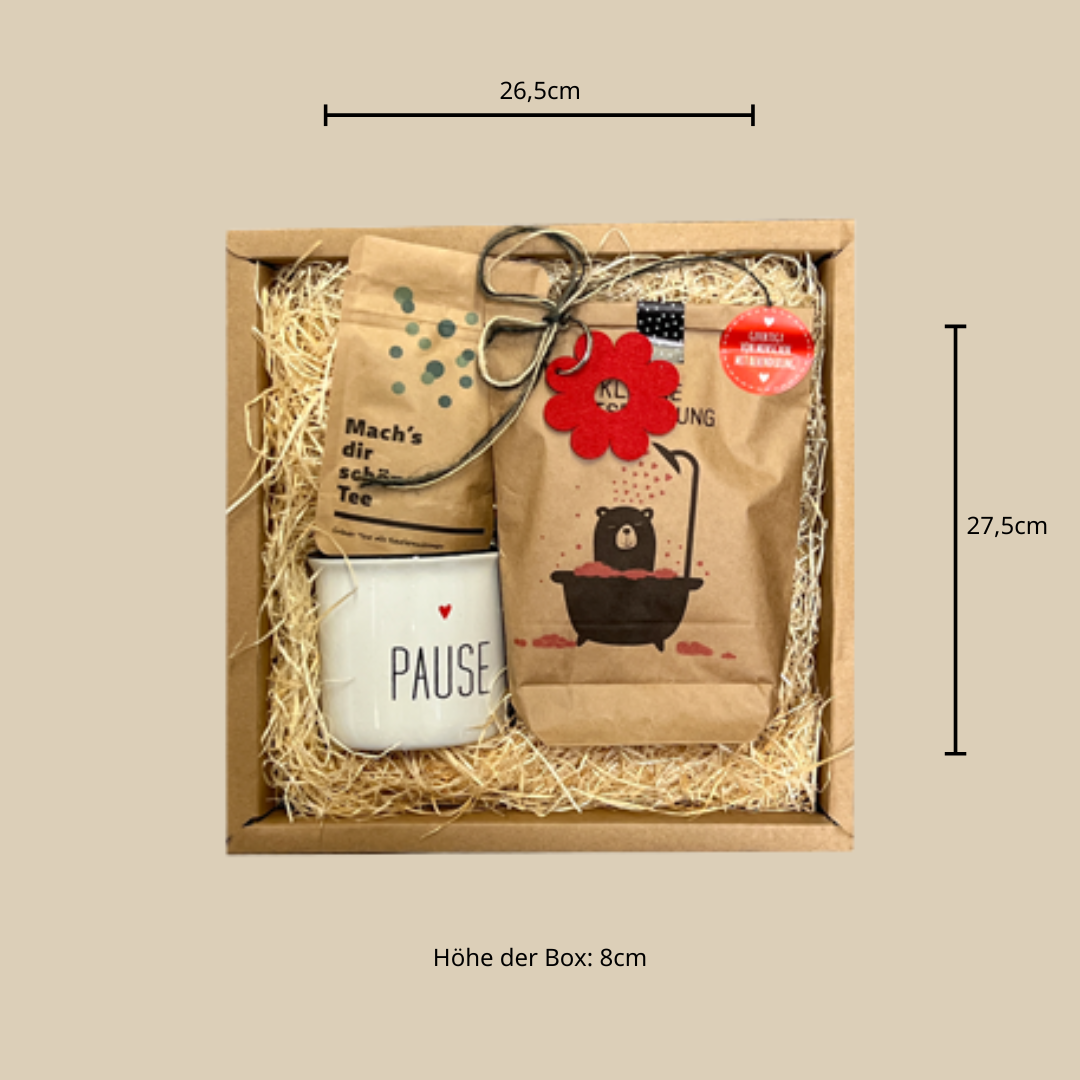 Geschenkbox Entspannung für gemütliche Stunden