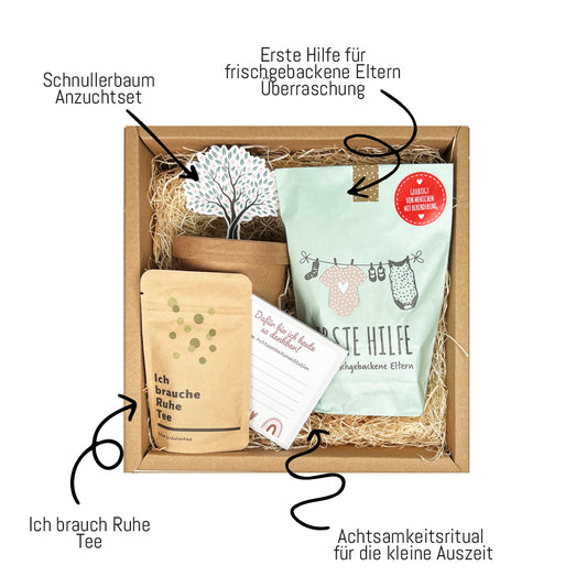 Geschenkbox für werdende Eltern