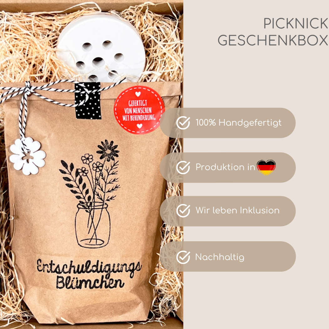 Entschuldigungs Geschenk in einer Box