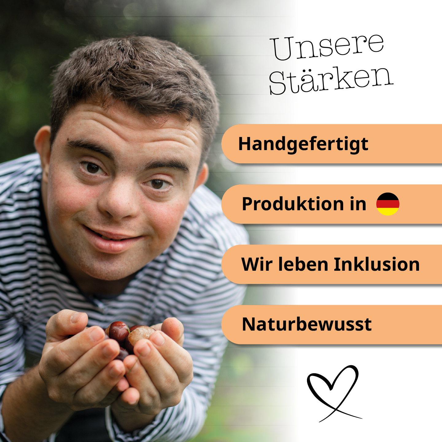 Adventskalender Wundertüte mit Karten zum Beschriften