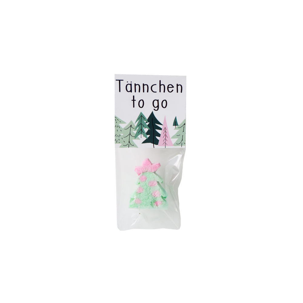Marshmellow Tännchen to go verpackt als giveaway
