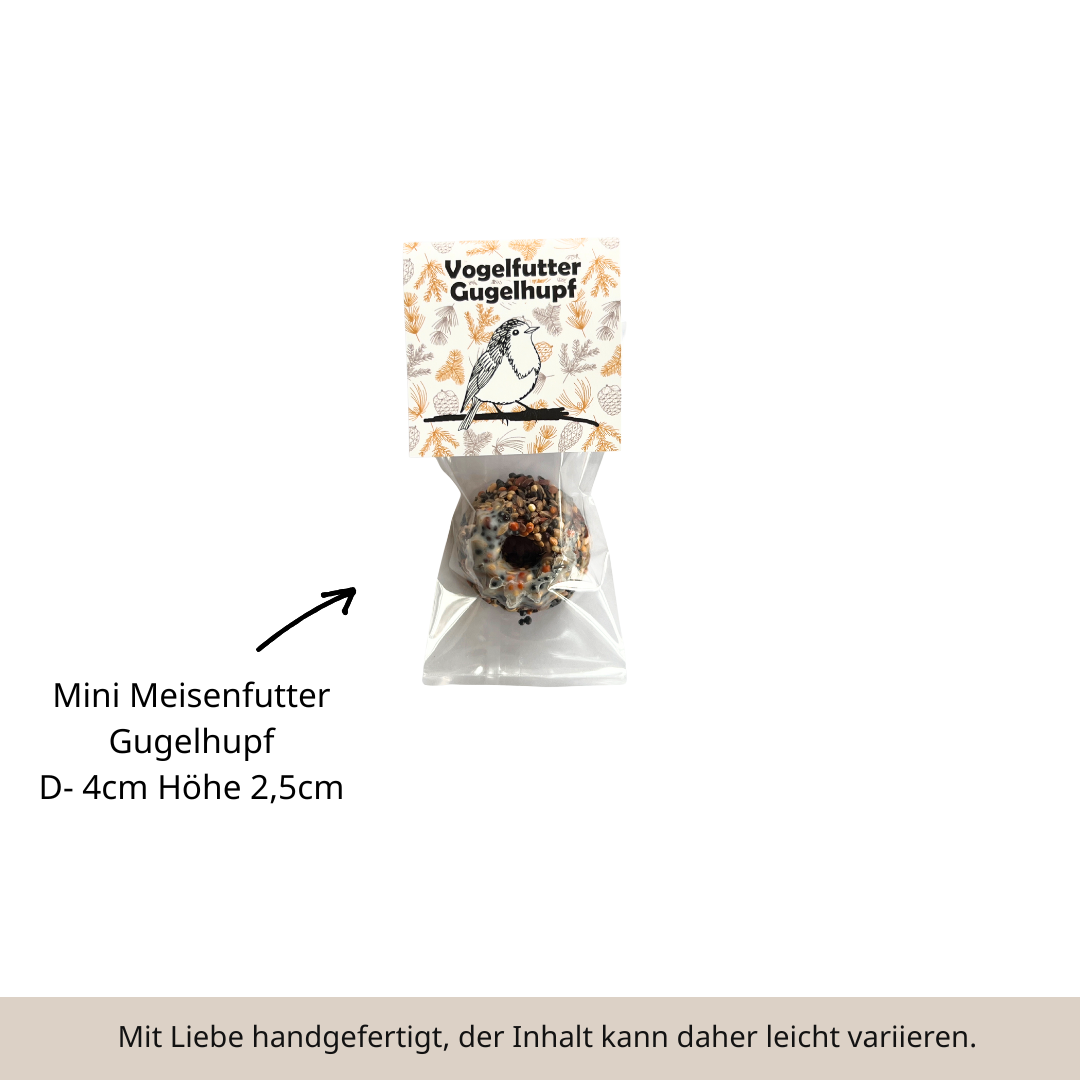 Meisenfutter Mini Gugelhupf für Wildvögel