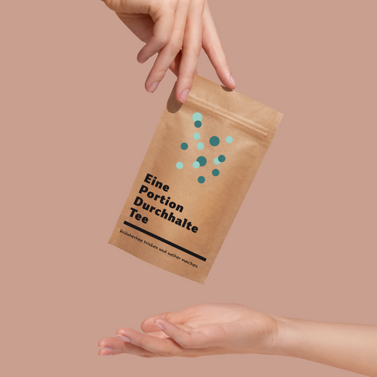 Eine Portion Durchhalte Tee
