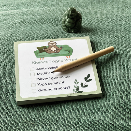 Tages Ritual Block Set -für strukturierten Alltag
