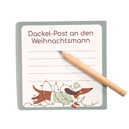 Dackel Post Block Set - Süßer Notizblock