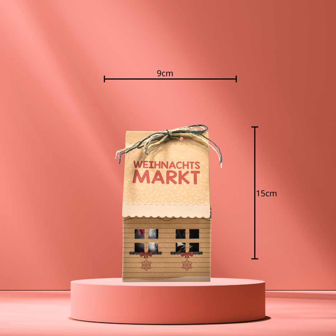 Weihnachtsmarkt Haus für die kleine Weihnachtsfeier