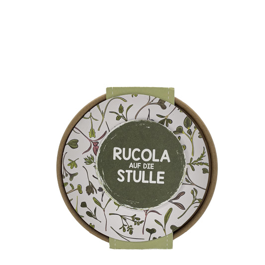 Microgreens Rucola Pott zum Aussäen für mehr Vitamine