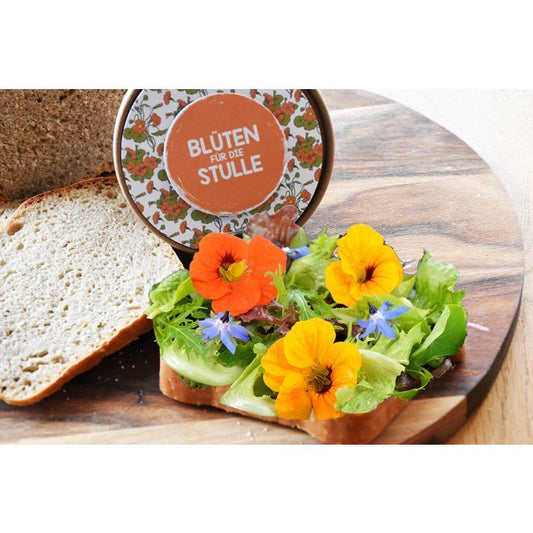 Bunte Blüten für das Brot