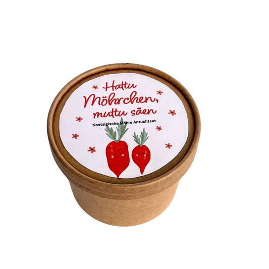 Hattu Möhrchen muttu Säen Anzucht Set