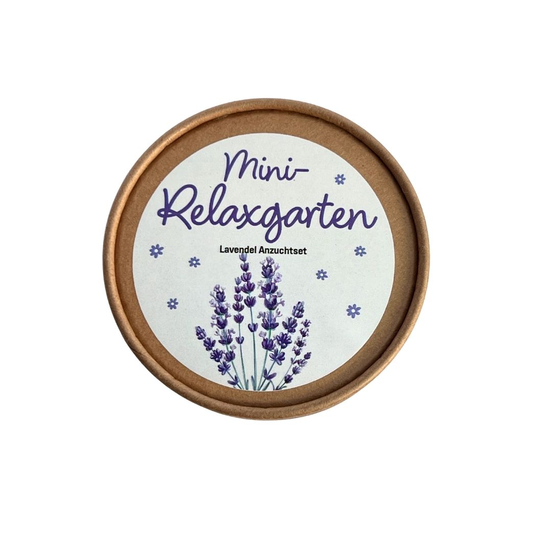 Mini Relax Garten Lavendel Anzucht Set
