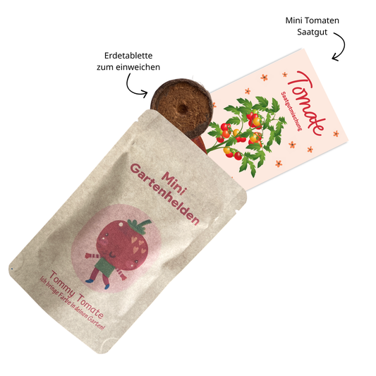 Tommy Tomate Anzuchtset für Kinder