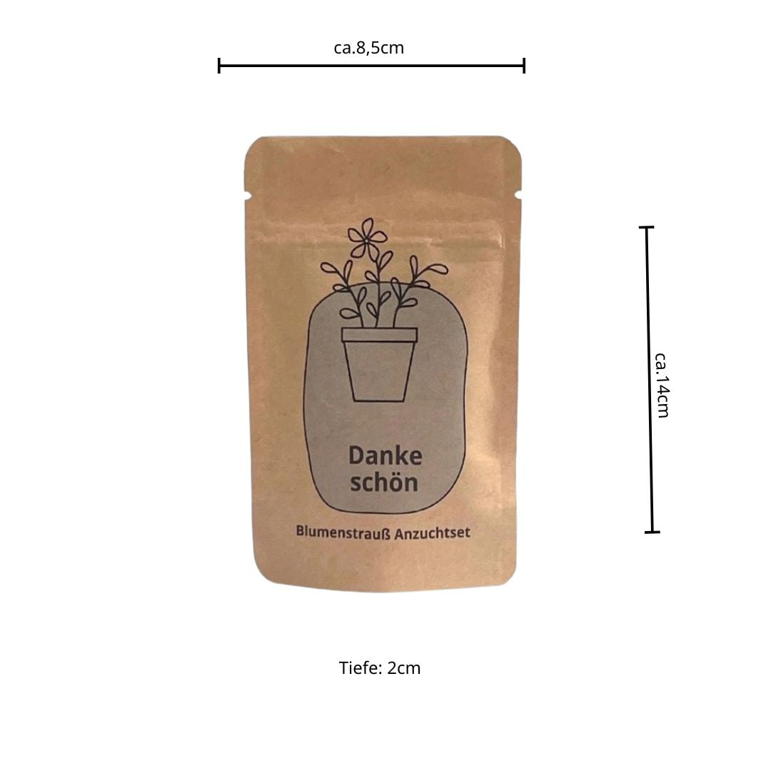 Danke schön Anzuchset als kleines Dankeschön Geschenk