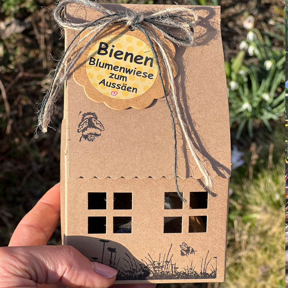 Bienen Blumenwiese Haus für Bienenschützer