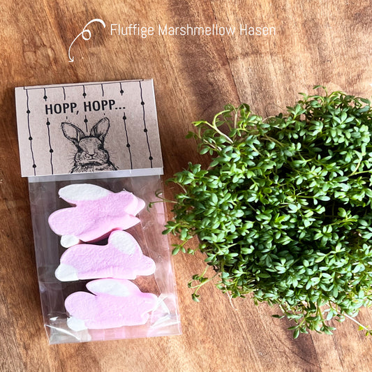 Hopp Hopp Marshmallow Tüte Hasen für das Osternest