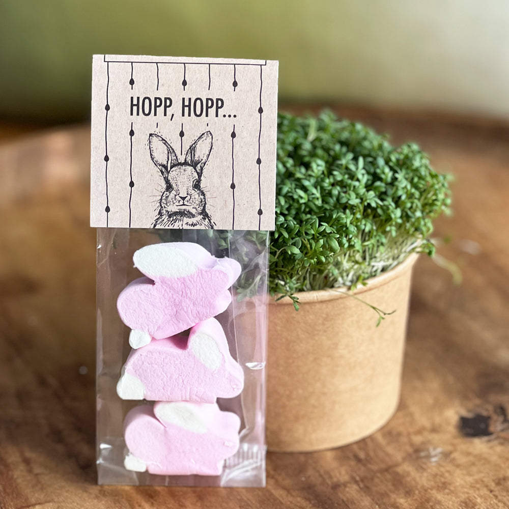 Hopp Hopp Marshmallow Tüte Hasen für das Osternest