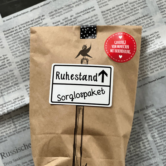 Ruhestand Sorglospaket zum Rentenbeginn Wundertüte