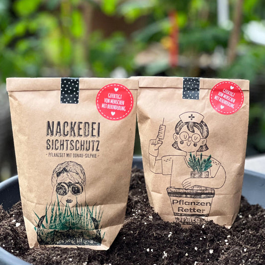 Nackidei Sichtschutz und Pflanzenretter Wundertüte