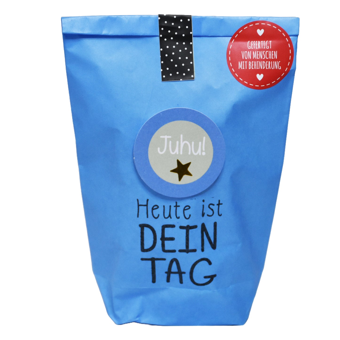 Wundertüte heute ist dein Tag in blau als tolle Geschenkidee