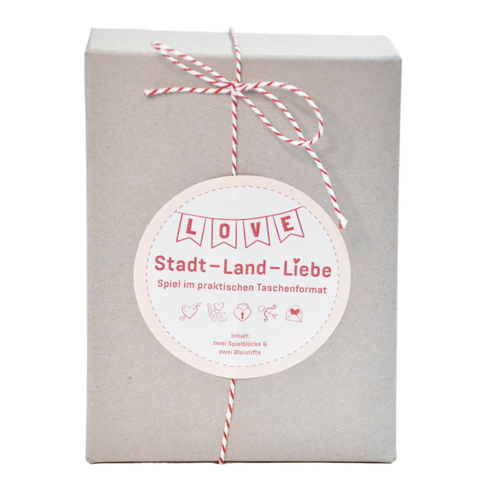 Stadt-Land-Liebe Spiel im Taschenformat