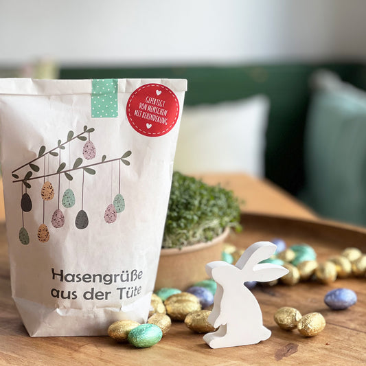 Hasengrüße aus der Tüte