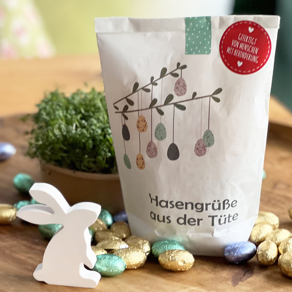 Hasengrüße aus der Tüte
