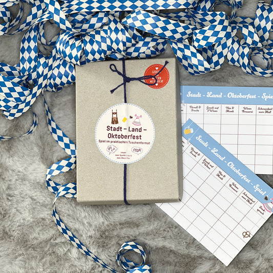 Stadt- Land- Oktoberfest Spiel