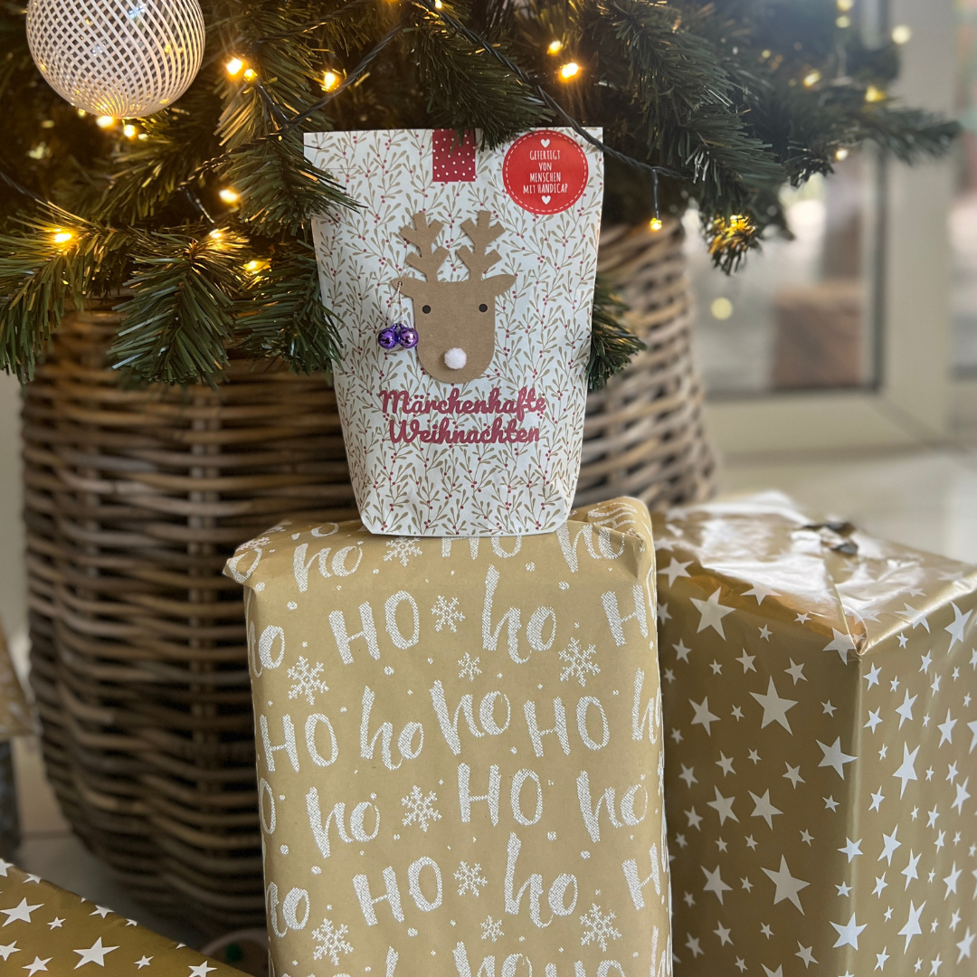 Märchenhafte Weihnachten - kleine Deko-Welt zum Verschenken