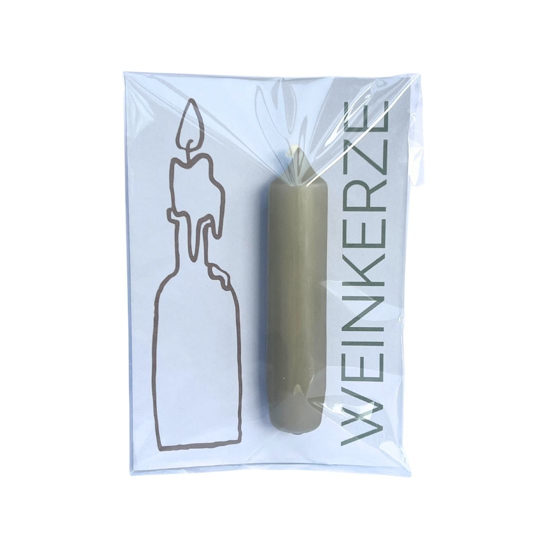 Wein Kerze mit Karte