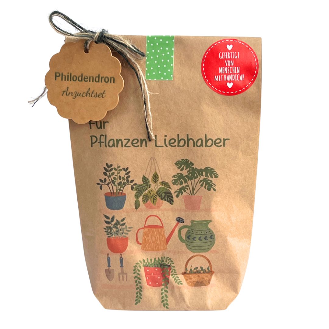 Pflanzenfreunde Geschenk Tüte