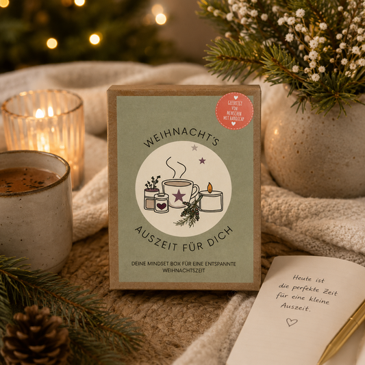 Weihnachtsauszeit Box – Mindset Box mit Ritualen und Übungen