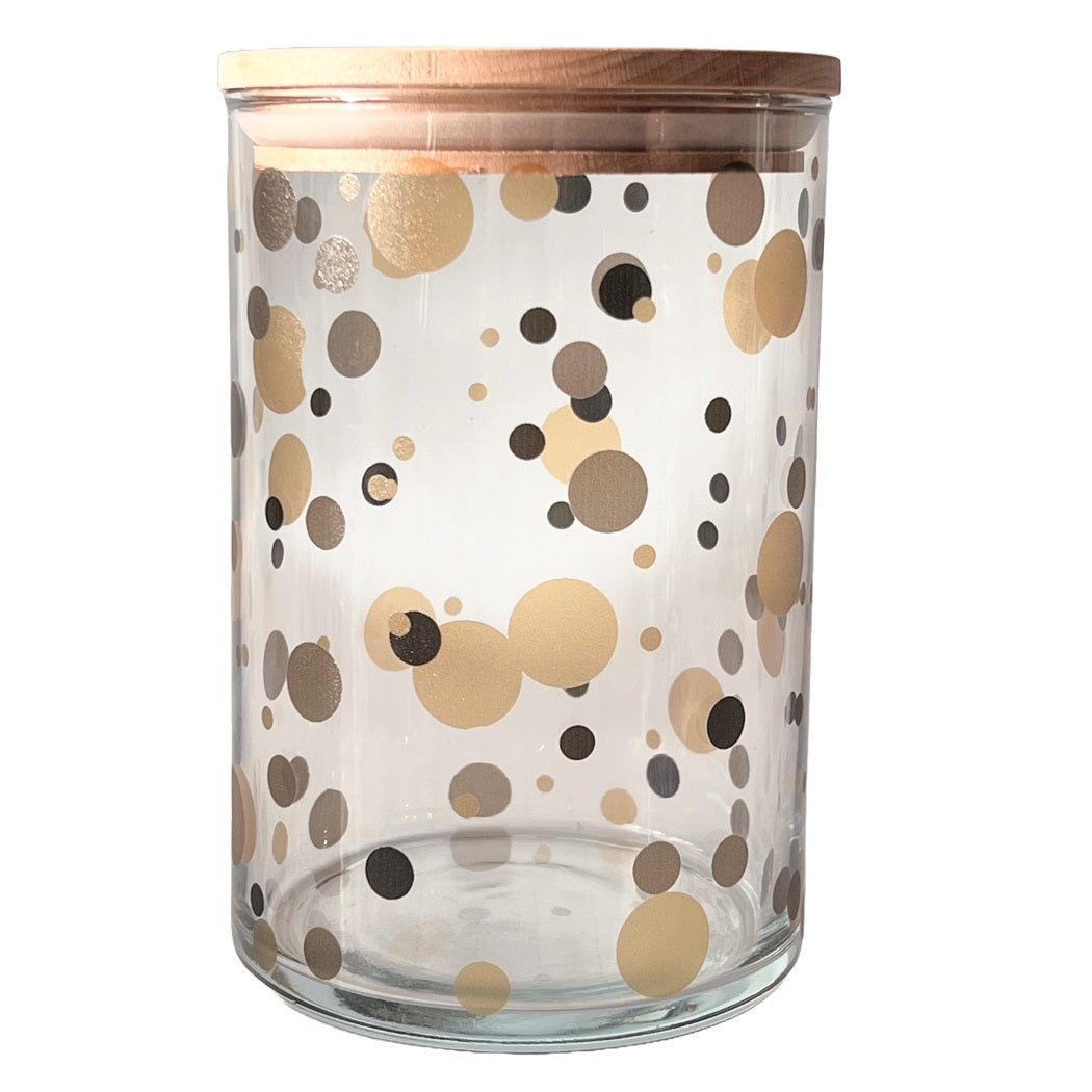 Vorratsglas Dots natur