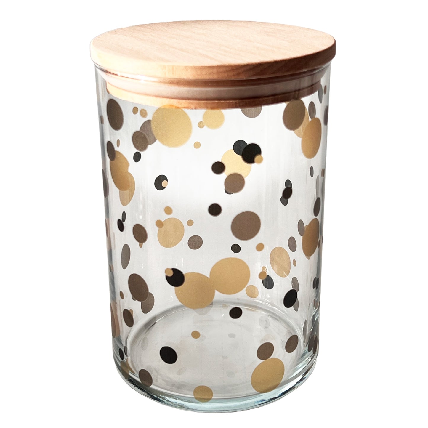Vorratsglas Dots natur