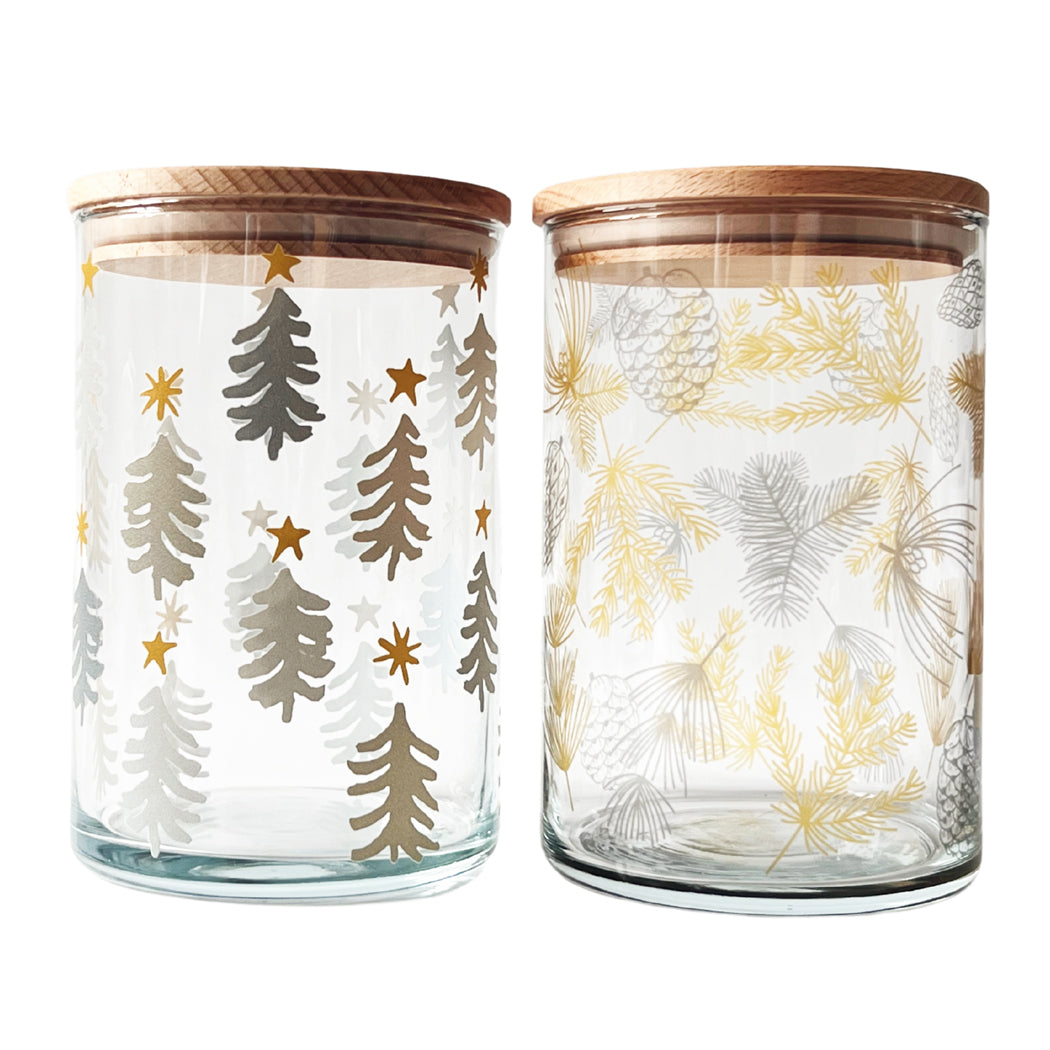 Vorratsglas Tannenwald – mit Holzdeckel