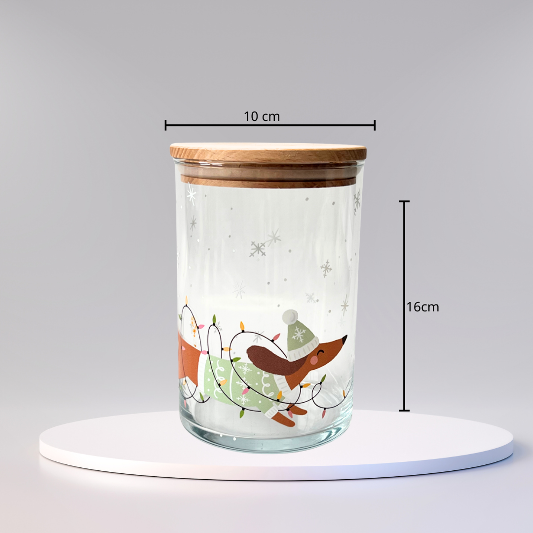 Vorratsglas mit Dackel – süßer Ordnungshelfer mit Herz