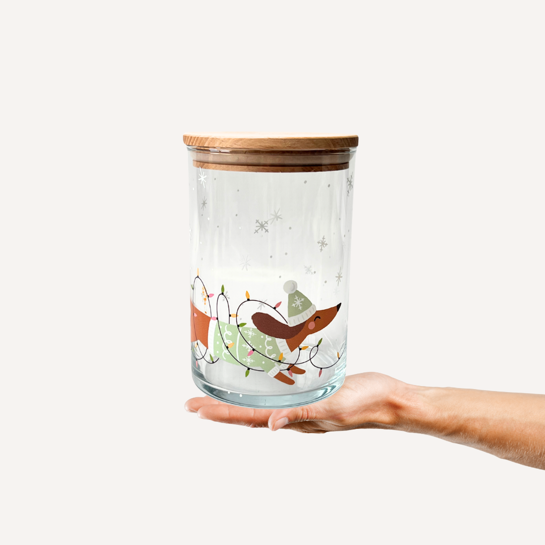 Vorratsglas mit Dackel – süßer Ordnungshelfer mit Herz