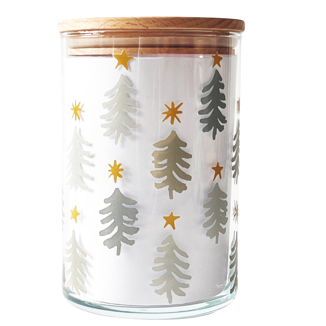 Vorratsglas Tannenwald – mit Holzdeckel