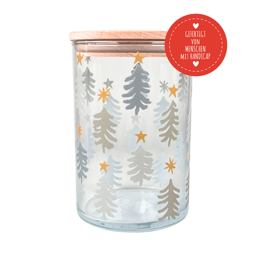 Vorratsglas Tannenwald – mit Holzdeckel