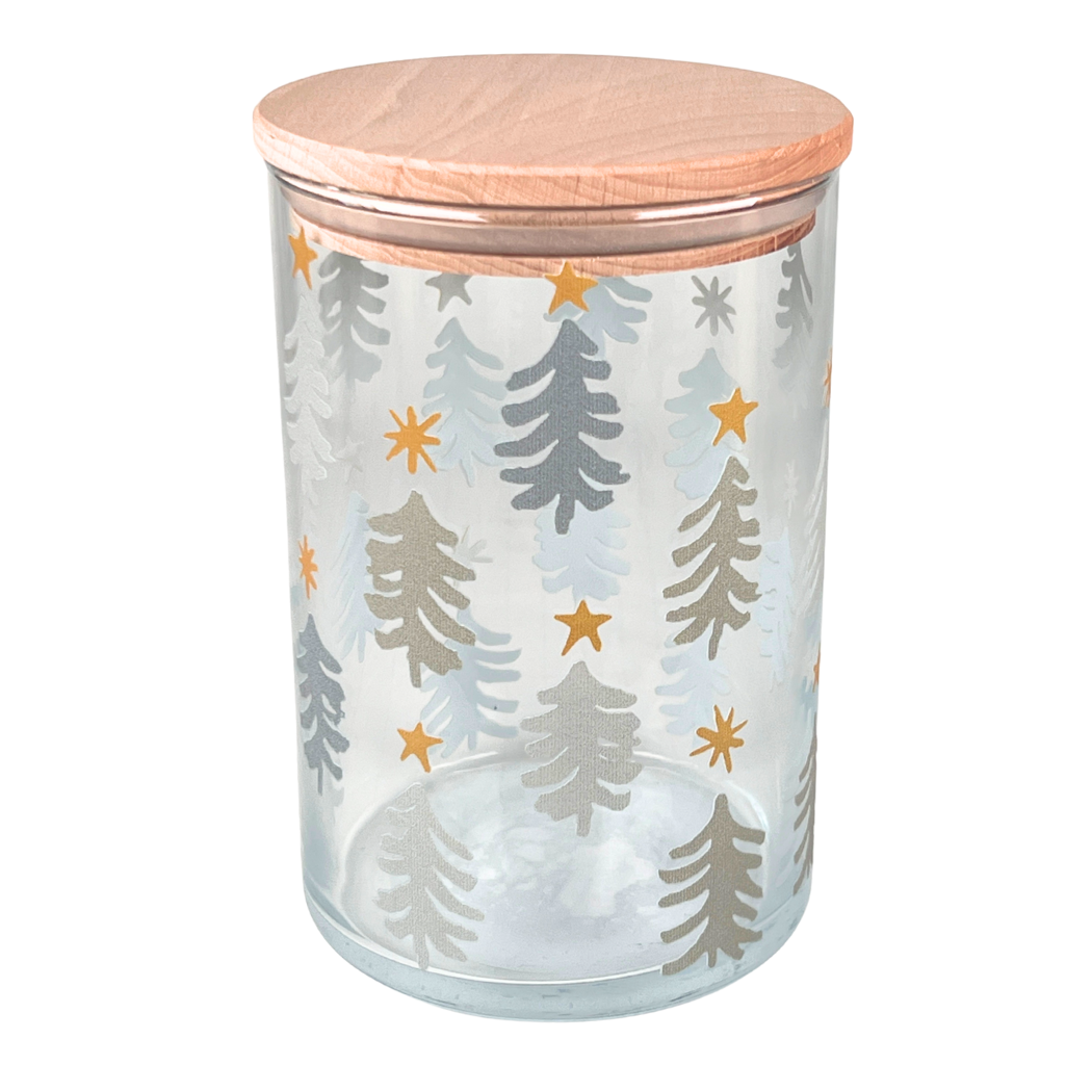 Vorratglas mit Holzdeckel