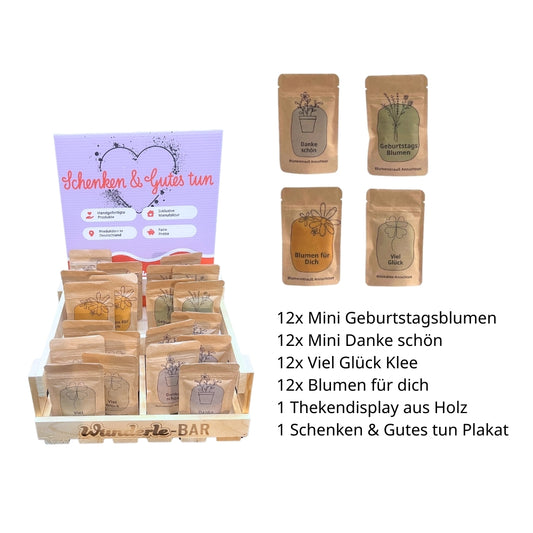 Thekendisplay Pflanztüten