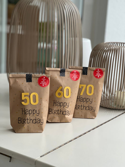 60. Geburtstag Wundertüte - Kreative Überraschung