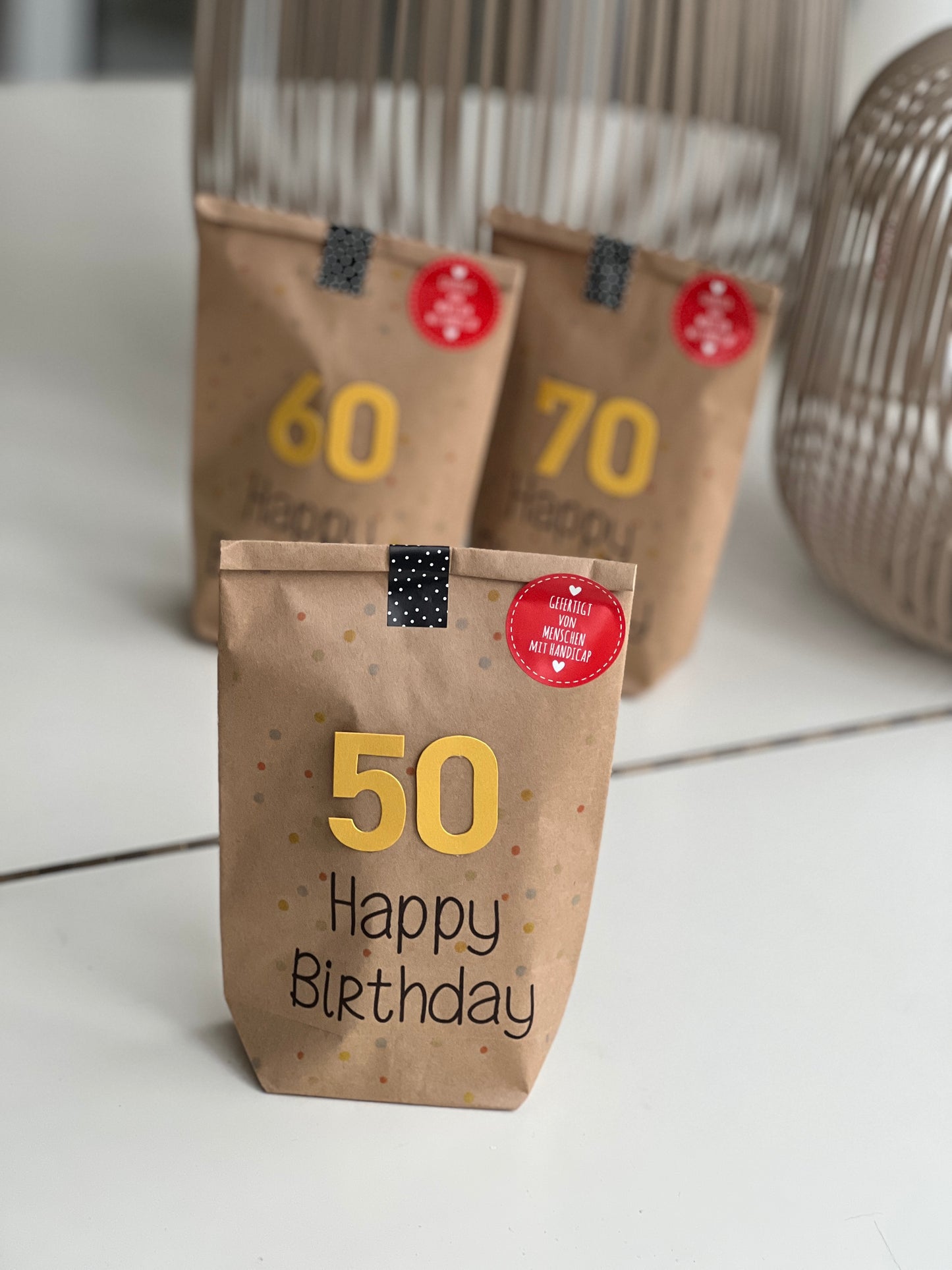 60. Geburtstag Wundertüte - Kreative Überraschung