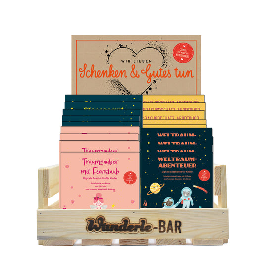 Kindermärchen im gratis Holzdisplay