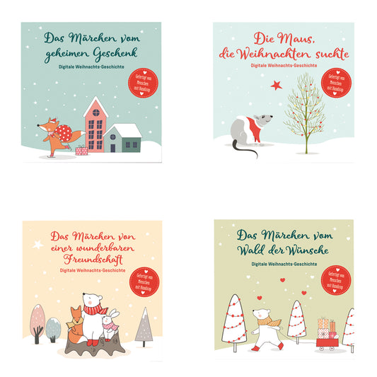 Weihnachtsmärchen im gratis Holzdisplay